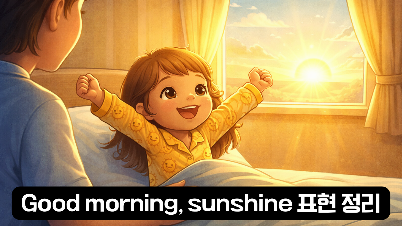 Good morning, sunshine 표현 정리 썸네일 이미지