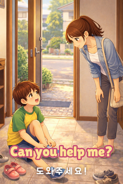 Can you help me 뜻 영어 카드