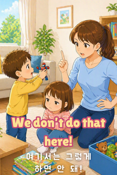 We don’t do that here 영어 카드