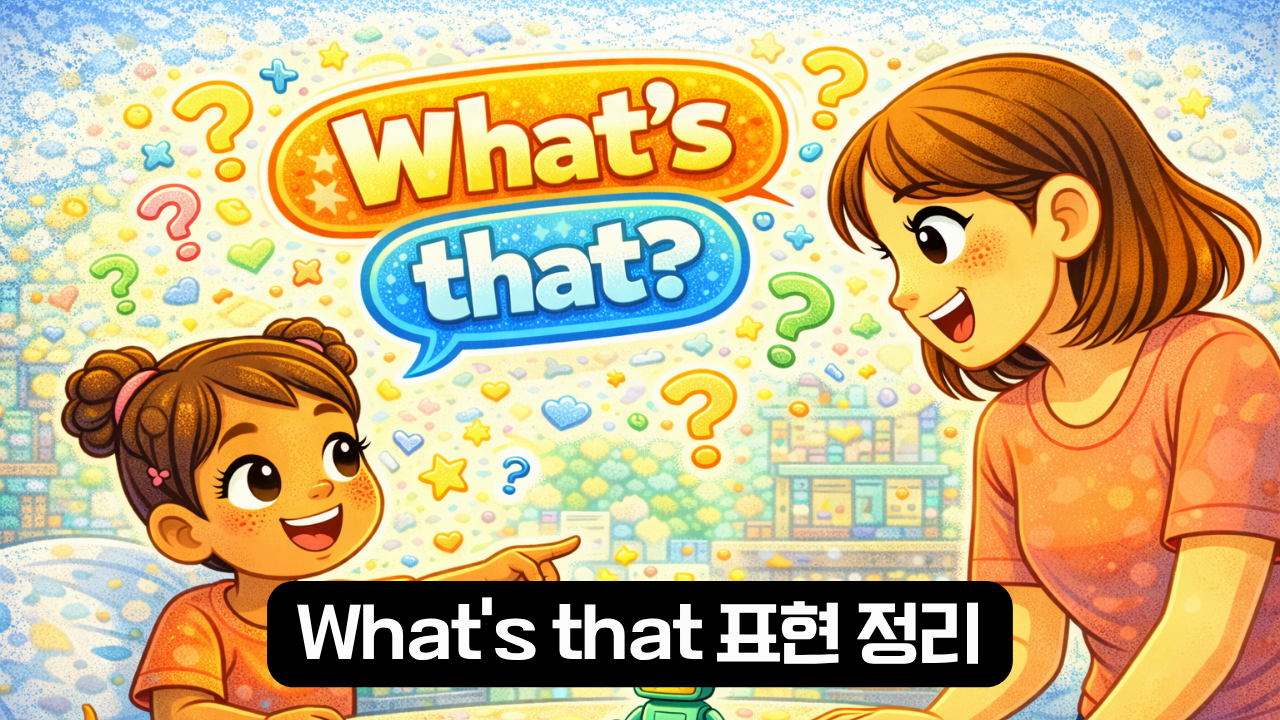 What’s that 표현 정리 이미지