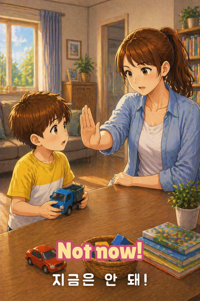 Not now 영어카드