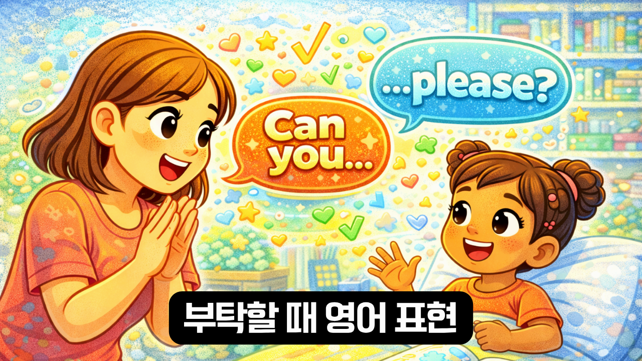 부탁할 때 영어 표현 이미지